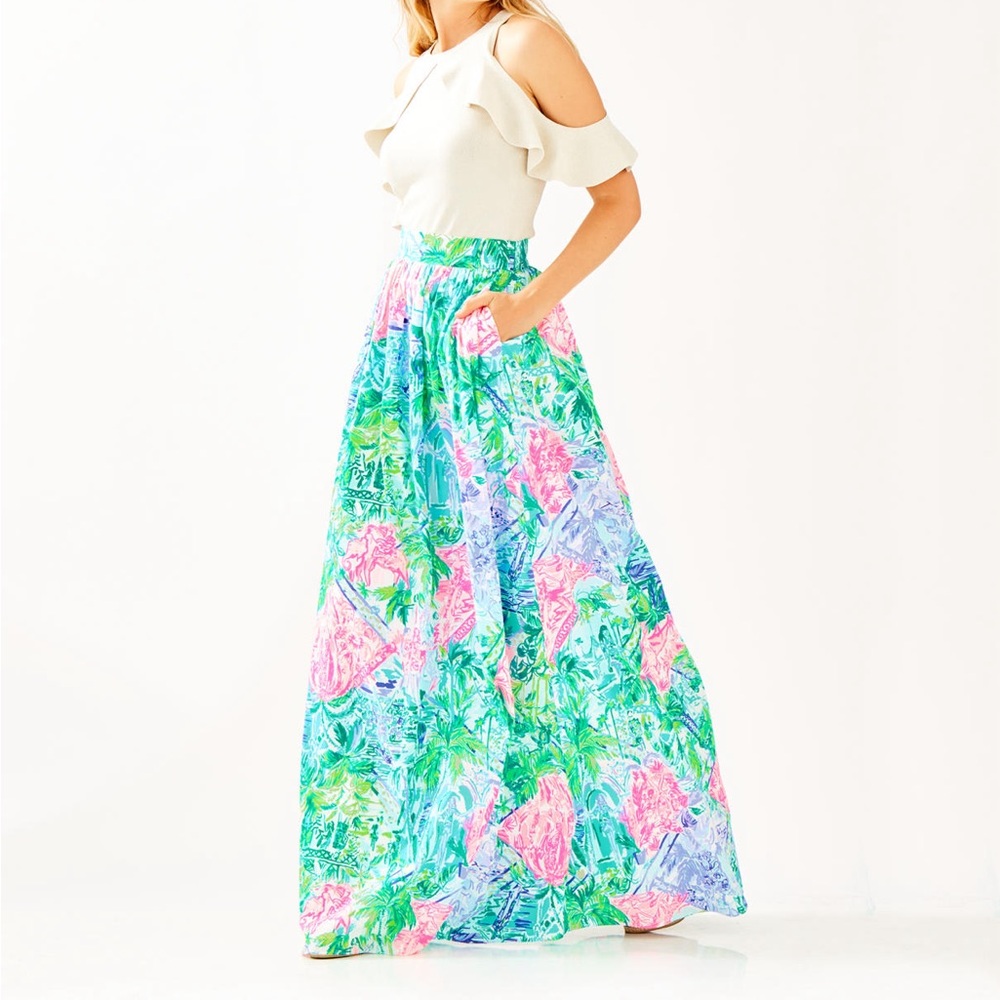 NWT Lilly Pulitzer Bobbi Skirt Bohemian Queen Size 10
